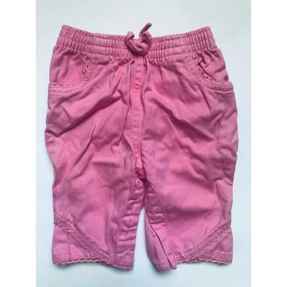 Girl's Size 9 M 6-9 Months Two Piece White Floral Carter's Top, Pink Pants - Picture 6 of 8